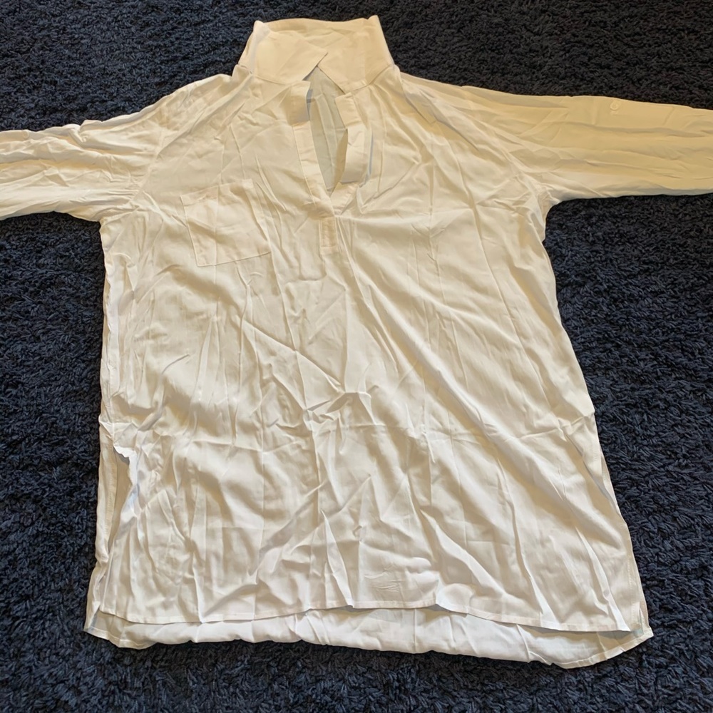 100% Cotton White Blouse